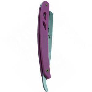 Meilleur fabricant de rasoirs de salon en plastique rouge, rasoirs à lame unique, rasoirs pour hommes, rasoirs pliables - Product Image 5