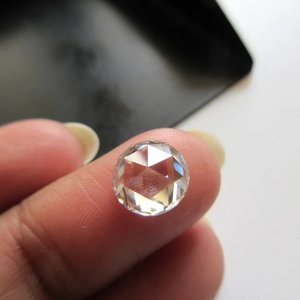 Cristal de Cuarzo Redondo con Corte Rosa de 10 mm, Gema Suelta de la Mejor Calidad, Cristal con Corte Redondo para Joyería - Product Image 2