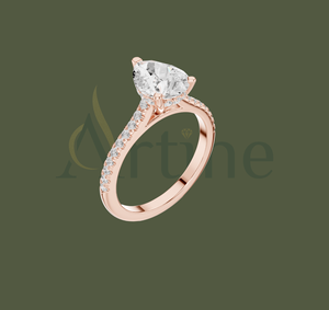 Bijoux d'entrée de carrière Bague ajustable en spirale 14K pour femme en argent oxydé aspect fait main - Product Image 1