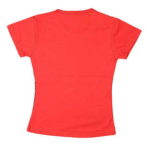 Camiseta con lentejuelas para niñas - Roja - Product Image 2