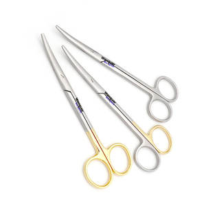 Tijeras Metzenbaum de Oro Personalizadas de 18 cm, Instrumentos Quirúrgicos de Acero Inoxidable, Tijeras de Corte Médicas Fabricadas por Wenquar - Product Image 1