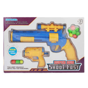 ชุดของเล่นปืนยิงเร็ว Chase Value Super Gun สีฟ้า ทำจากพลาสติก สำหรับเด็กอายุ 3 ปีขึ้นไป - Product Image 4