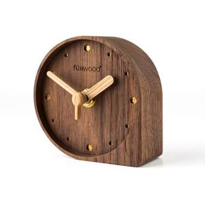 DECORACIÓN DEL HOGAR Reloj de pared de madera grande de madera Círculo láser Reloj de pared de salón de madera - Product Image 1