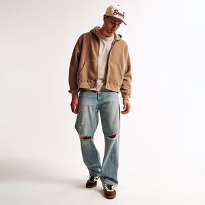 Sweat-shirts à capuche pour hommes, style décontracté, entièrement personnalisés, brodés, nouvelle arrivée, confortables, avec la meilleure qualité bon marché OEM - Product Image 1