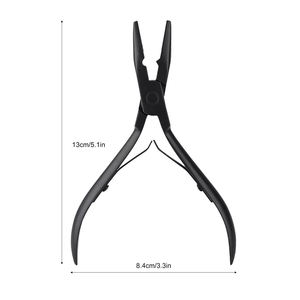 Kit de alicates para extensiones de cabello personalizado, cinta de Color negro en Alicates para extensiones de cabello, juego de alicates para belleza - Product Image 2