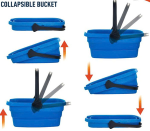 ถังแบบพับเก็บได้3แกลลอนแบบมืออาชีพอุปกรณ์จัดระเบียบภาชนะบรรจุน้ำทำความสะอาดในครัวเรือนแบบพกพา - Product Image 4