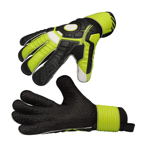 Gants de gardien de but de football en cuir professionnel de 4mm doigts de protection respirants prix raisonnables - Product Image 6