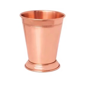 100% Copper Julep Cup para menta y beber Artesanías ecológicas Diseño de tendencia para bodas y fiestas - Product Image 1