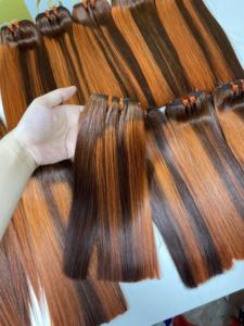 Nouveau Hot Frontal HD Lace Extensions de Bonestraight à la mode brut vietnamien cheveux humains 1B couleur plat trame faisceaux fermetures - Product Image 2