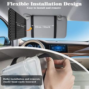 Lớn 10 "rộng xem Trọng lượng nhẹ Vanity xe visor gương trang điểm cho lớn Sun Visor, xe tải phụ kiện với an toàn Flex - Product Image 6