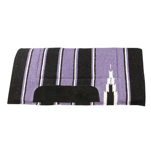 Hot <b>Sale</b> Horse Blanket Saddle Pad Outsell Cotton Filling Polyester 18mm Felt Lining Polyester Fleece Leather Sewed Black - Product Image 4