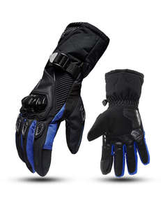 Gants de course en cuir pour moto, doigts entiers, respirants, compatibles écran tactile, cyclisme, motocross, unisexe - Product Image 5