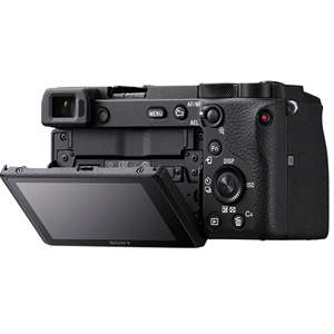 Professional A6600 Mirrorless <b>Camera</b> with 18-135mm 55-210mm Lenses LED Video Light Microphone 64GB Memory Card Video Bundle Kit - Product Image 3