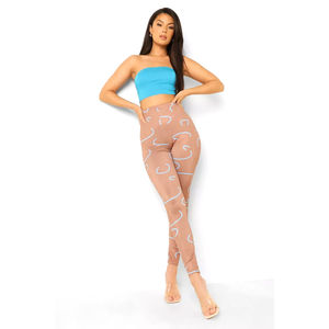 Leggings de yoga pour femmes à taille haute et extensibles dans quatre directions, fabriqués au Pakistan, avec logo personnalisé et services OEM – Collection 2025 - Product Image 1
