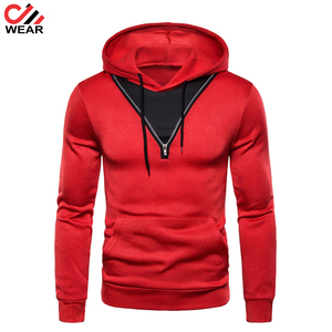 Men's Premium Quality 2023 Custom Two-Tone OEM Pullover Hoodie 100% Polyester Fitness Sports Gym - Product Image 5