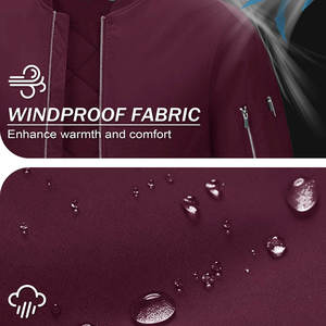 Blouson Bomber Homme Style Urbain Coupe-Vent Léger Zippé Col Côtelé Décontracté Tendance Extérieur pour Hommes - Product Image 6