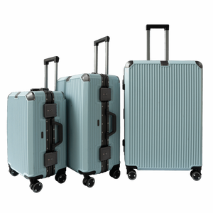 Maleta de Viaje Rígida de Lujo al por Mayor con Marco de Aluminio para PC, Ruedas Silenciosas Antiarañazos, Logotipo Personalizado OEM, para Mujer - Product Image 4