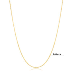 Cadena de serpentina fina de 1,6mm, collar elegante turco hecho a mano, joyería de plata de ley 925 al por mayor - Product Image 3