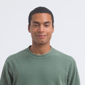 Alta calidad y transpirable Otoño Invierno 100% algodón hombres sudadera gruesa con capucha pulóver Color sólido sudadera - Product Image 3