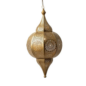 Lámpara colgante marroquí negra de hierro forjado a mano, lámparas de metal para iluminación y decoración del hogar al mejor precio - Product Image 3