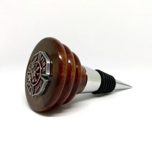 Latest Arrival Unique Design Wooden Handle Stainless Steel <b>Wine</b> Bottle <b>Stopper</b> for Wholesale Price Customized logo Available - Product Image 2