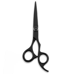 Juego de Tijeras Profesionales para Cortar y Entresacar Cabello con Recubrimiento Negro para Barberos y Salones de Belleza, Hechas de Acero Inoxidable de Alta Calidad - Product Image 2