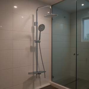 Columna de Ducha Cromada 3F Honduras de 39.5cm para Idro Bric, Accesorios para Cuarto de Ducha 3F Honduras - Product Image 3