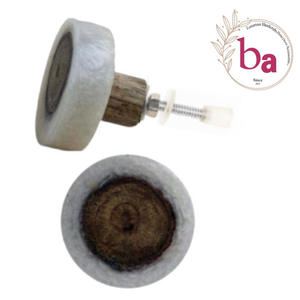 Perillas de armario de madera de resina blanca modernas hechas a mano, tirador de puerta de cajón para cocina, dormitorio, armario y tocador - Product Image 2