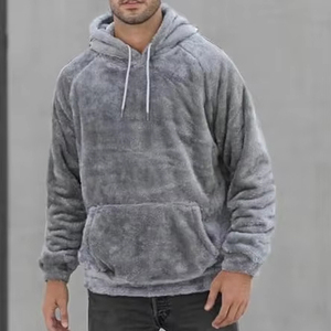 Men's Casual Sportswear Ultra Soft Sherpa Fleece Vest Breathable <b>Cashmere</b> Woolen <b>Fabric</b> Vintage Style Windproof Outer Wear - Product Image 1