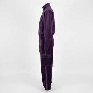 ชุดวอร์มผู้ชาย แจ็คเก็ตไนลอนกันลม สไตล์พังก์ ล้างสีแบบแอซิด ทรงบ็อกซี่ กางเกงทรงแบ็กกี้ สตรีทแวร์ รับผลิตตามสั่ง ขายส่ง คุณภาพดีที่สุด - Product Image 4