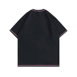 100% coton Oem Tshirt personnalisé 3D mousse bouffée impression unisexe à manches courtes hommes grande taille T-shirts unisexe - Product Image 2