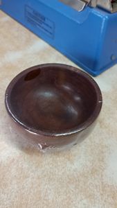 Décorations de bol en bois modernes artisanales avec technique polie-cadeau de mariage pour la décoration de la maison - Product Image 3