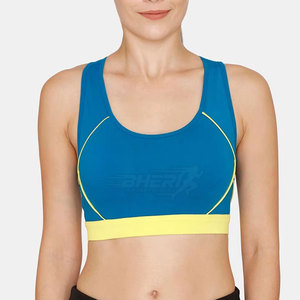 À la mode Top Vente Femmes Sport Soutien-Gorge-Soutien Léger À Séchage Rapide Respirant Spandex/Coton Fitness Workout Wear Personnalisable - Product Image 1