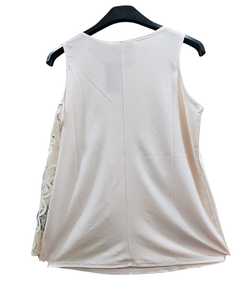 Blusas de encaje de cuello redondo sin mangas largas de mujer tejidas casuales elegantes de alta calidad de Bangladesh - Product Image 5