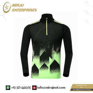 Uniforme de entrenamiento de tela de invierno, chándal personalizado de fútbol para hombre, 2 uds., chaqueta de media cremallera, pantalones, conjunto de camisetas de fútbol para niños - Product Image 2