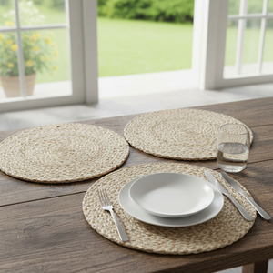 Alfombra de cesta redonda Chindi natural de estilo moderno tejida a mano, alfombrillas y almohadillas para exteriores de fabricantes indios - Product Image 4