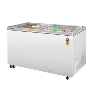 Congelador Comercial de Vidrio Plano con Clasificación de 5 Estrellas, Descongelación Automática, Puertas Corredizas Dobles, Congelación Profunda, HFC-575GM5 - Product Image 4