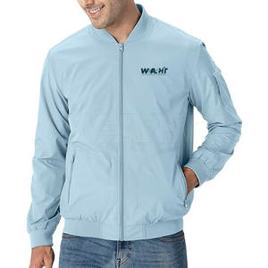 Chaqueta de bombardero para hombre de talla grande de alta calidad personalizada estilo informal de invierno con logotipo y patrón de letras - Product Image 3