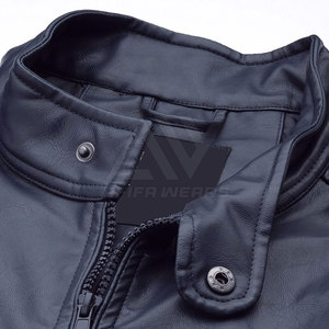 Veste en cuir pour hommes Veste en cuir coupe-vent Vêtements pour hommes à chaud Veste en cuir Nouvelle mode - Product Image 4