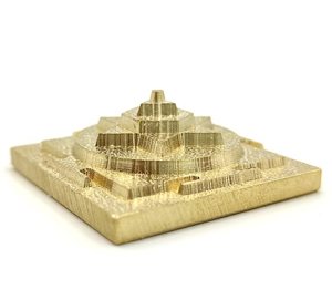 Kurma shree (laxmi) Yantra ชุบทองทองเหลืองทำจากวัสดุคริสตัลพรีเมี่ยม - Product Image 6