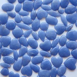 Haute qualité 3mm naturel bleu angélite pierres précieuses en vrac fabrication de bijoux fournitures en gros prix usine poli plat dos mélange - Product Image 4