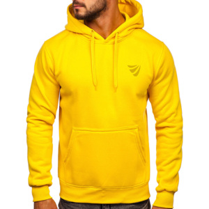Sweat à capuche épais et lourd en coton French Terry pour homme, coupe classique, épaules tombantes, hiver, couleur unie, respirant, technique brodée, avec logo personnalisé - Product Image 1