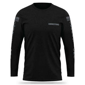 Vente chaude T-shirt de performance pour hommes à manches longues avec logo personnalisé Approvisionnement direct d'usine Nouveau modèle CORRECTIONS T-shirts - Product Image 1
