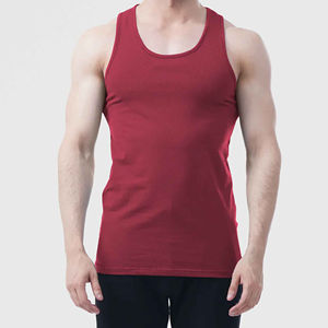 Nueva Camiseta sin Mangas para Hombre, 100% Algodón, Transpirable, de Calidad Superior, Color Liso Personalizado, Ropa Urbana de Verano - Product Image 1