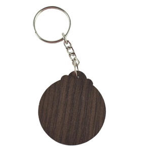 Llaveros de madera Llavero de lujo Llaveros Año Regalos metal forma redonda gran oferta - Product Image 6