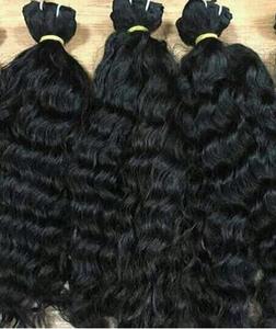 Extensions de trame de cheveux indiens Remy bouclés noirs élégants et luxueux 100% cheveux humains naturels élégants doux et sans enchevêtrement - Product Image 3