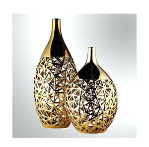 Shiny Hammered Nickel Metal Flower <b>Vase</b> Perfect for Festive Home Table Decor Hotels and Stylish Restaurant <b>Settings</b> - Product Image 5