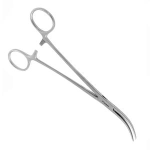 คีมจับหลอดเลือดเบนโกเลีย แบบโค้ง 20.0 ซม. คีมผ่าตัด เครื่องมือจับกระชับเส้นเลือด ทำจากสแตนเลสอย่างดี ใช้สำหรับห้ามเลือด ใช้งานด้วยมือ ได้รับมาตรฐาน CE - Product Image 2