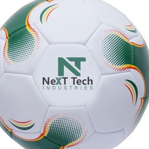Balón de entrenamiento de fútbol de Next Tech Industries, material de PU para fines de entrenamiento con diseño personalizado y logotipo personalizado - Product Image 2