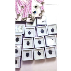 พลอยแซฟไฟร์สีฟ้าธรรมชาติ18ชิ้นได้มากพร้อมใบรับรองด้านรูปไข่สินค้าผลิตจากโรงงานอัญมณีหลวมตัด $77.9 - Product Image 5